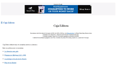 Desktop Screenshot of cajaeditora.com.ar